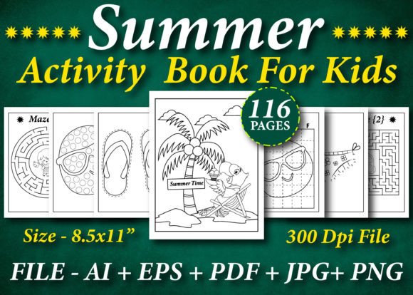 116 Summer Activity Book for Kids
