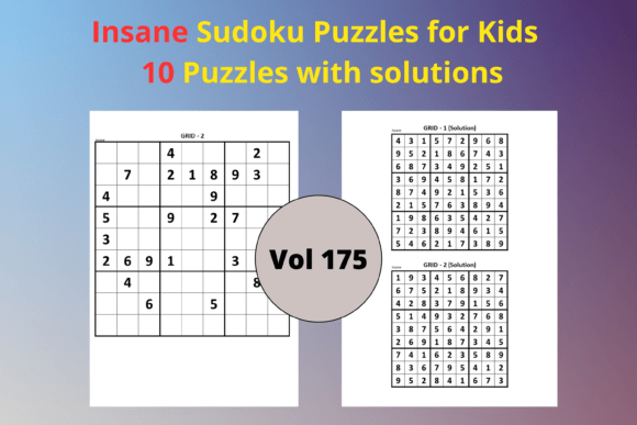 Easy Sudoku for Kids 175: The Ultimate Educational Puzzle Pack