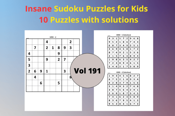 Easy Sudoku for Kids 191: A Complete Puzzle Pack